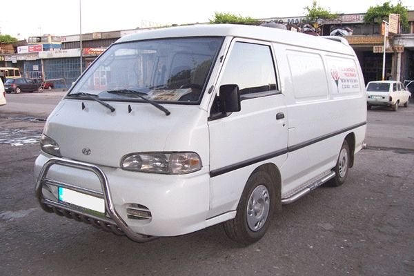 Hyundai H100 Sidebars met aluminium trede, Niet ingevuld, Niet ingevuld, Niet ingevuld
