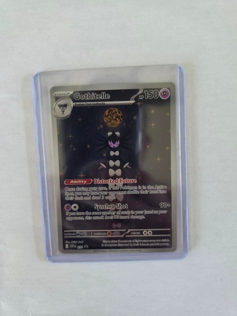 Gothitelle promo Pokémon Kaart - Zeldzaam en in Topstaat, Ophalen of Verzenden, Zo goed als nieuw, Losse kaart