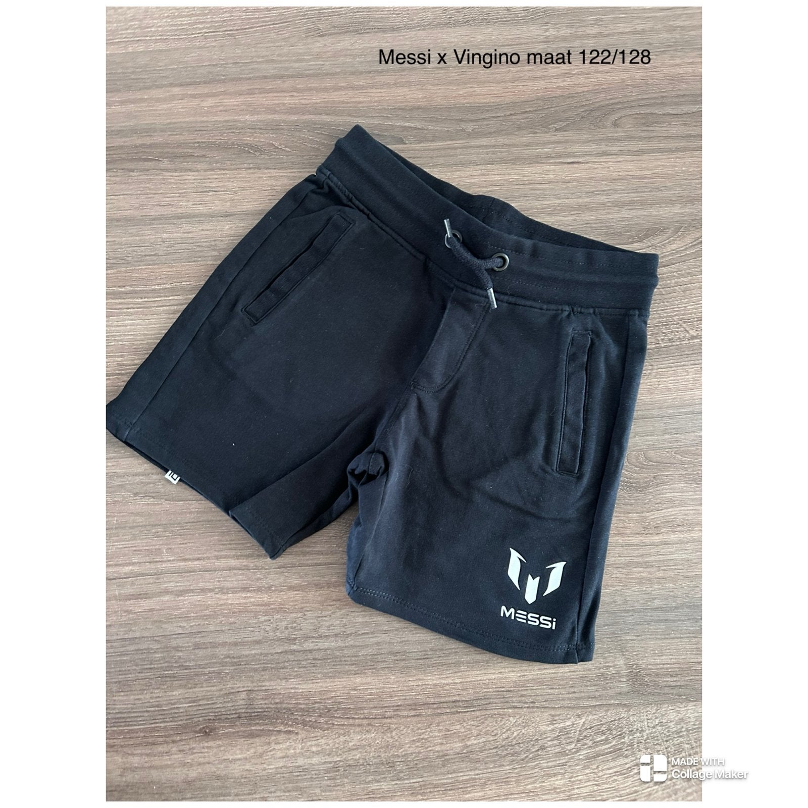 Messi x Vingino short maat 122/128, Ophalen of Verzenden, Gebruikt, Jongen, Broek