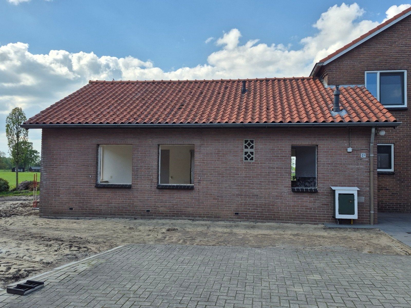 Rode dakpannen voor aanbouw of renovatie, Ophalen, Gebruikt, Steen of Klei, 15 m² of meer