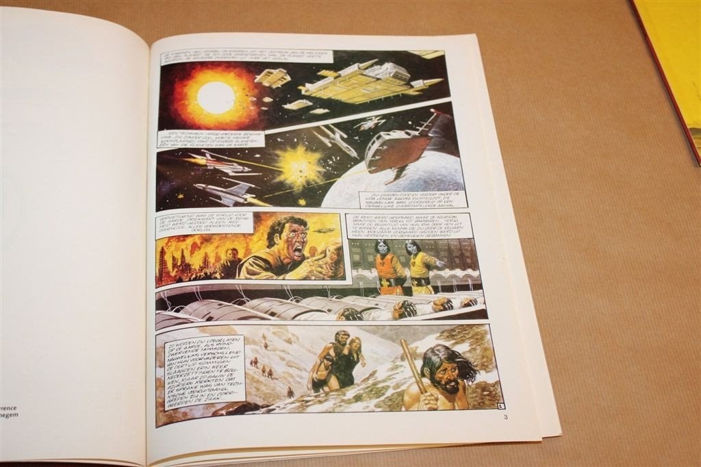 Storm 5 — De Strijd om de Aarde [1e Druk 1980], Eén stripboek, Ophalen of Verzenden, Gelezen