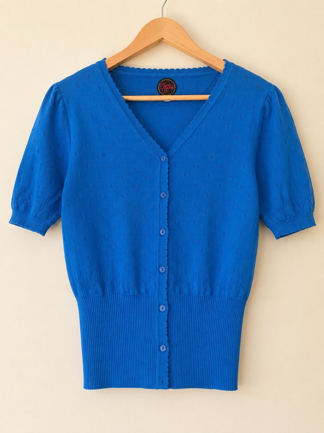 Zo goed als nieuw Tante Betsy vestje maat XL, Ophalen of Verzenden, Zo goed als nieuw, Maat 46/48 (XL) of groter, Blauw