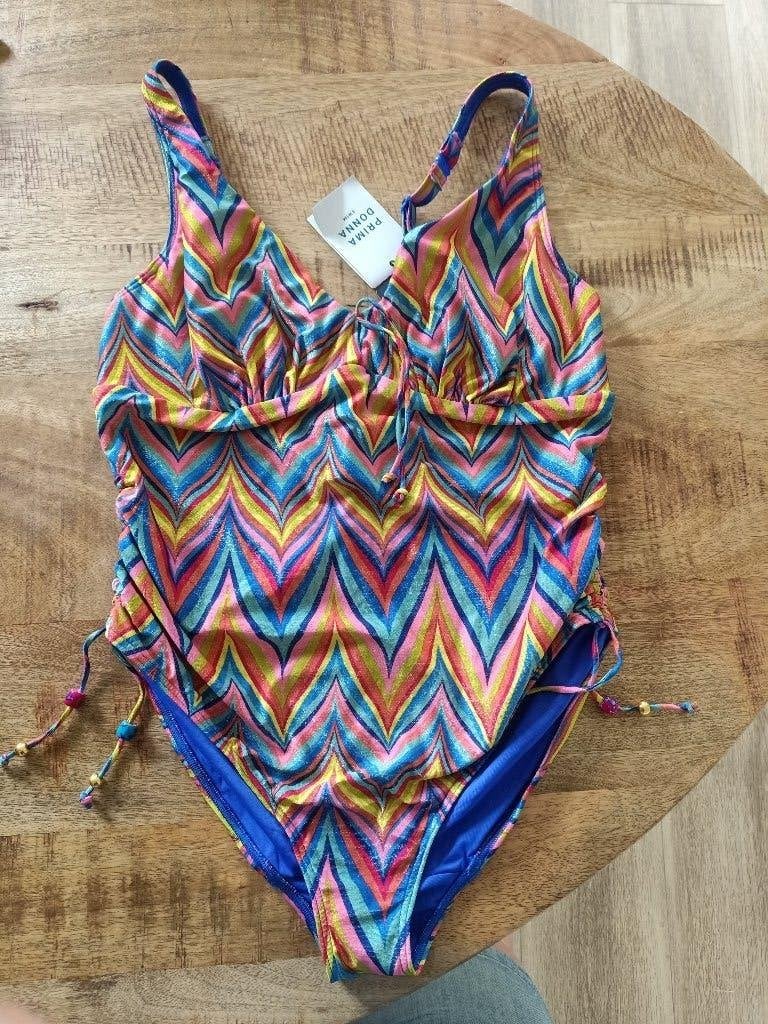 Prima donna badpak 80 D Nieuw multicolor 80D Kea, Kleding | Dames, Badmode en Zwemkleding, Nieuw, Badpak, Blauw, Ophalen of Verzenden