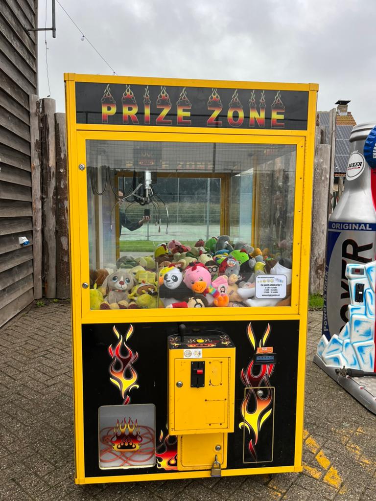 Grote grijpmachine, Verzamelen, Automaten | Gokkasten en Fruitautomaten, Euro, Ophalen, Zo goed als nieuw, Met sleutels