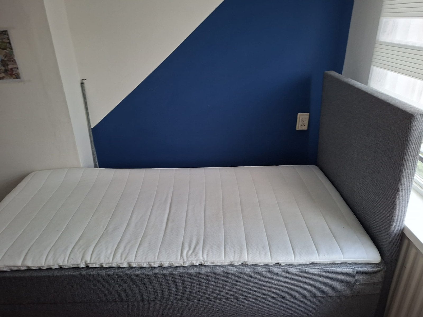 EenpersoonsBed 90x200, Huis en Inrichting, Ophalen, Overige materialen, 90 cm, Eenpersoons