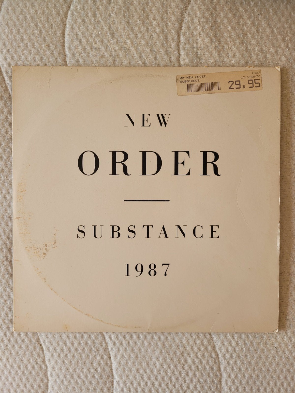 New Order - Substance 1987 (Dubbel-LP), Cd's en Dvd's, Gebruikt, Electronic Rock, Ophalen of Verzenden, 12 inch