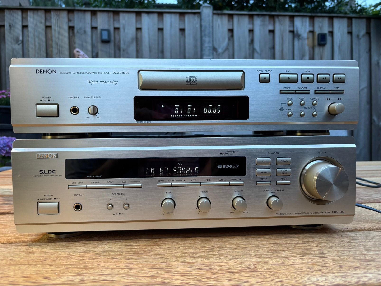Denon Receiver en cd speler, Ophalen, Gebruikt, Denon