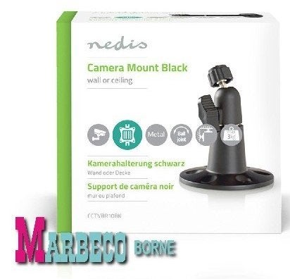 Camera voetje, Camera montage beugel, CCTV beugel zwart, Overige merken, Nedis, Nieuw, Info@marbeco.nl