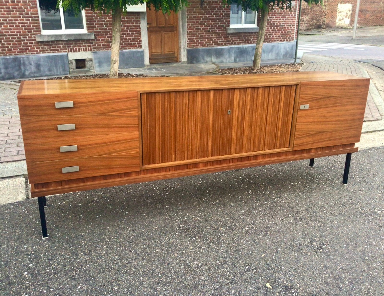 Mid.century 1960s Sideboard Fristho XXL, Huis en Inrichting, Ophalen, Zo goed als nieuw, 25 tot 50 cm, 200 cm of meer