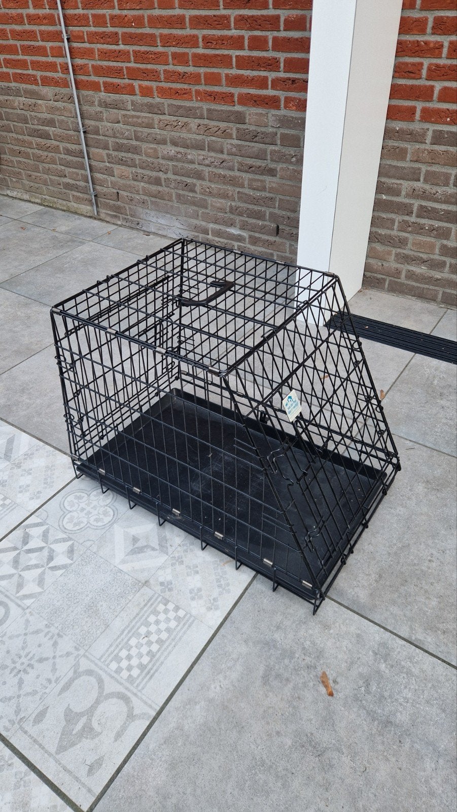 Autobench hond Zwart 78 x 49 x 57 cm, Ophalen of Verzenden, Zo goed als nieuw