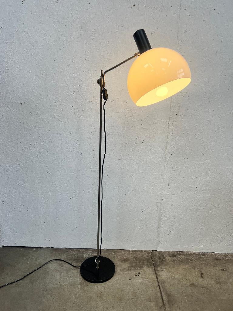 Vintage Staande Mushroom Lamp / Vloerlamp, 1960's, Duitsland, Gebruikt, 100 tot 150 cm, Onbekend, Ophalen of Verzenden