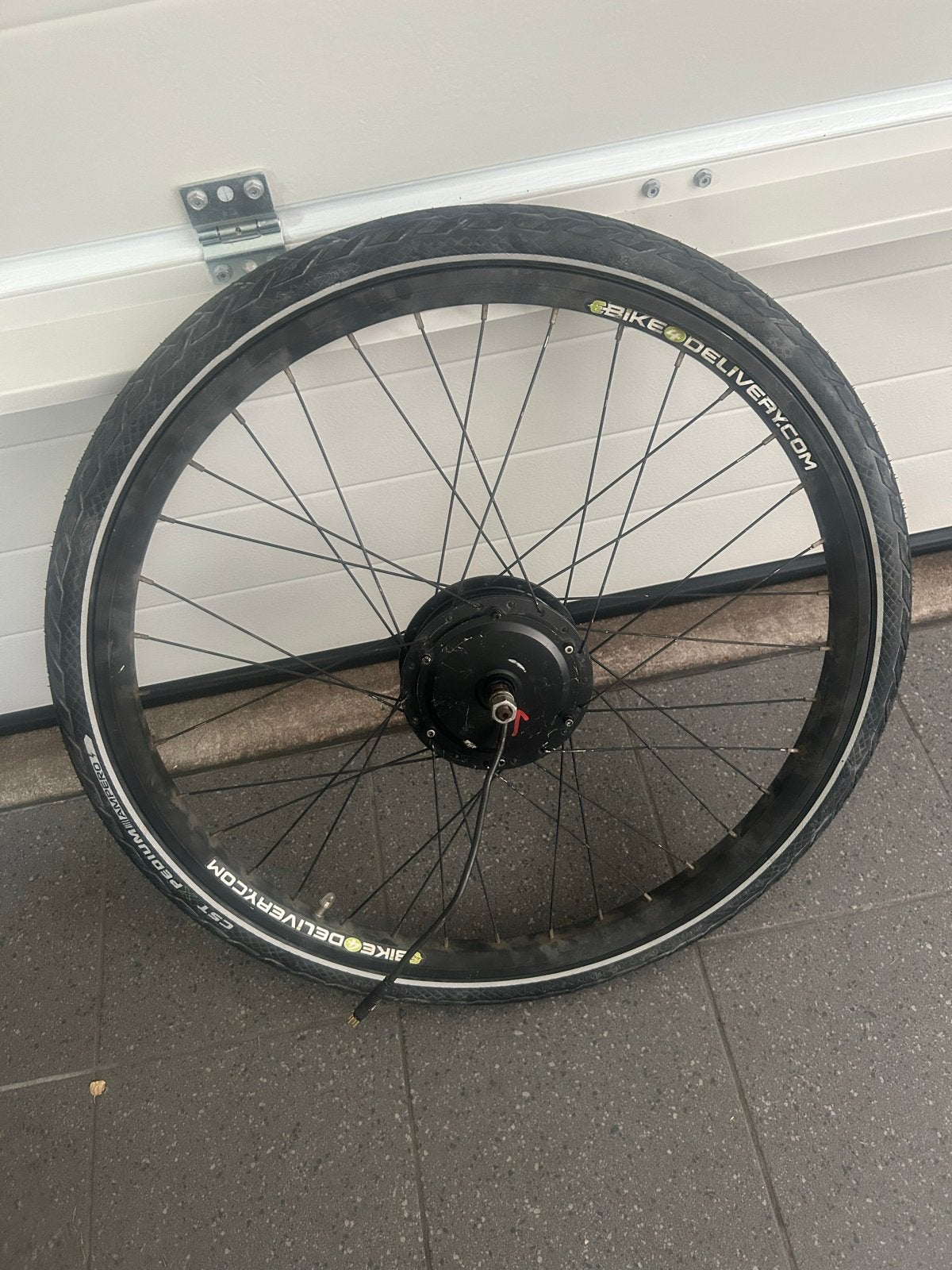 Voorwiel met Bafang motor 28 inch 9 pins, Gebruikt, Aluminium, Ophalen, Elektrische fiets