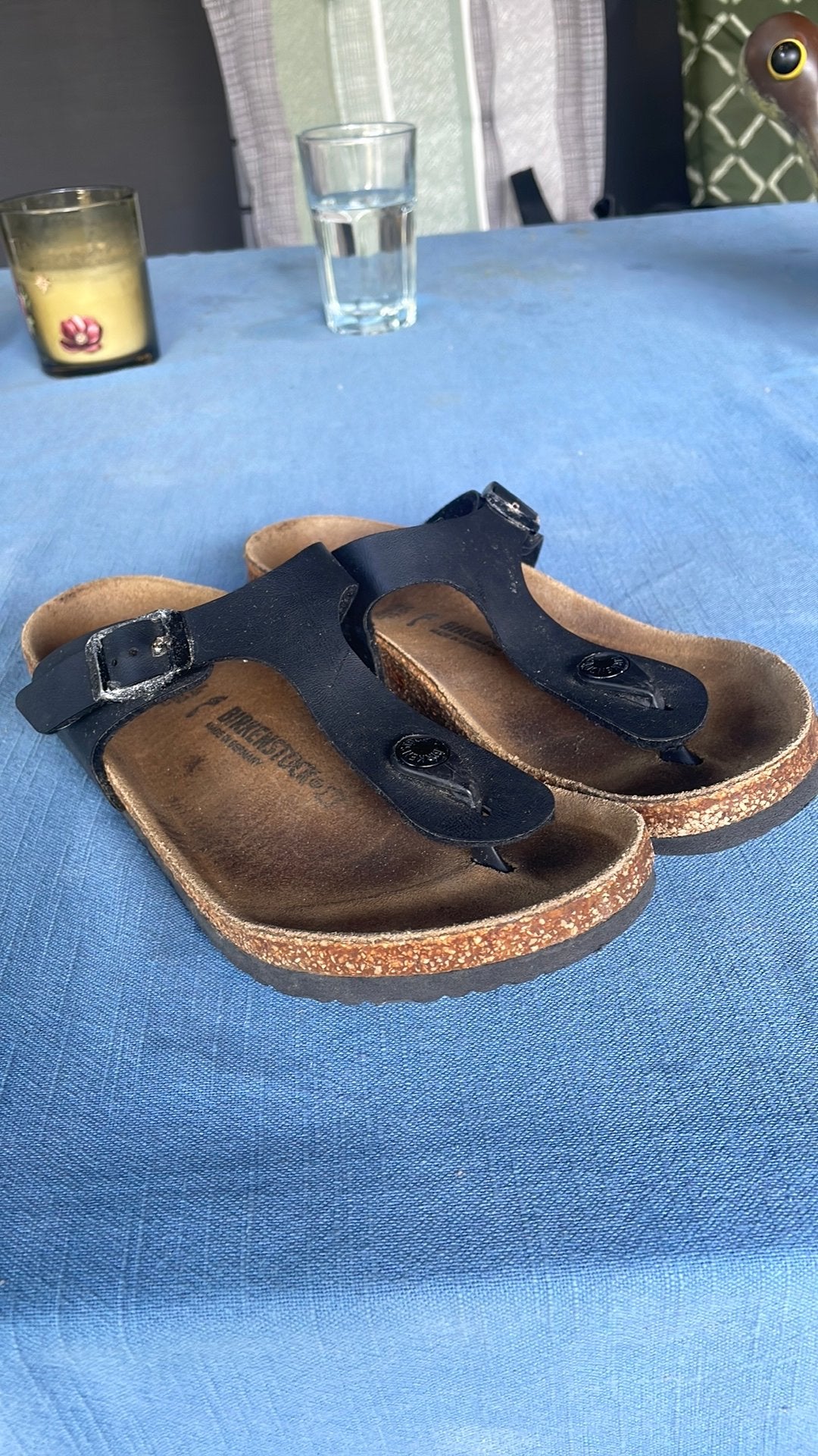 Birkenstock maat 34, Overige typen, Ophalen of Verzenden, Zo goed als nieuw, Jongen