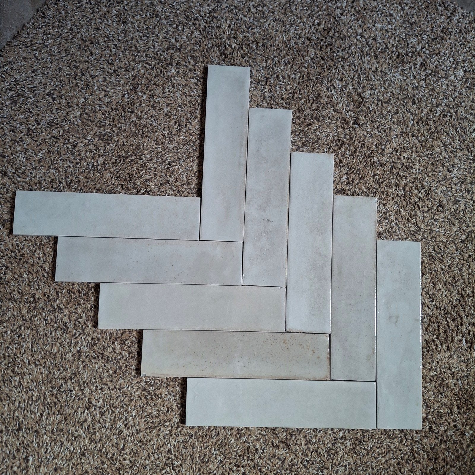 10x tegel 24x6cm, Nieuw, 20 tot 40 cm, Minder dan 5 m², Wandtegels