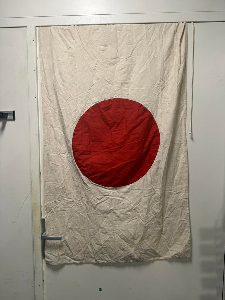 WO2 Japanse vlag rijzende zon, Verzamelen, Ophalen of Verzenden