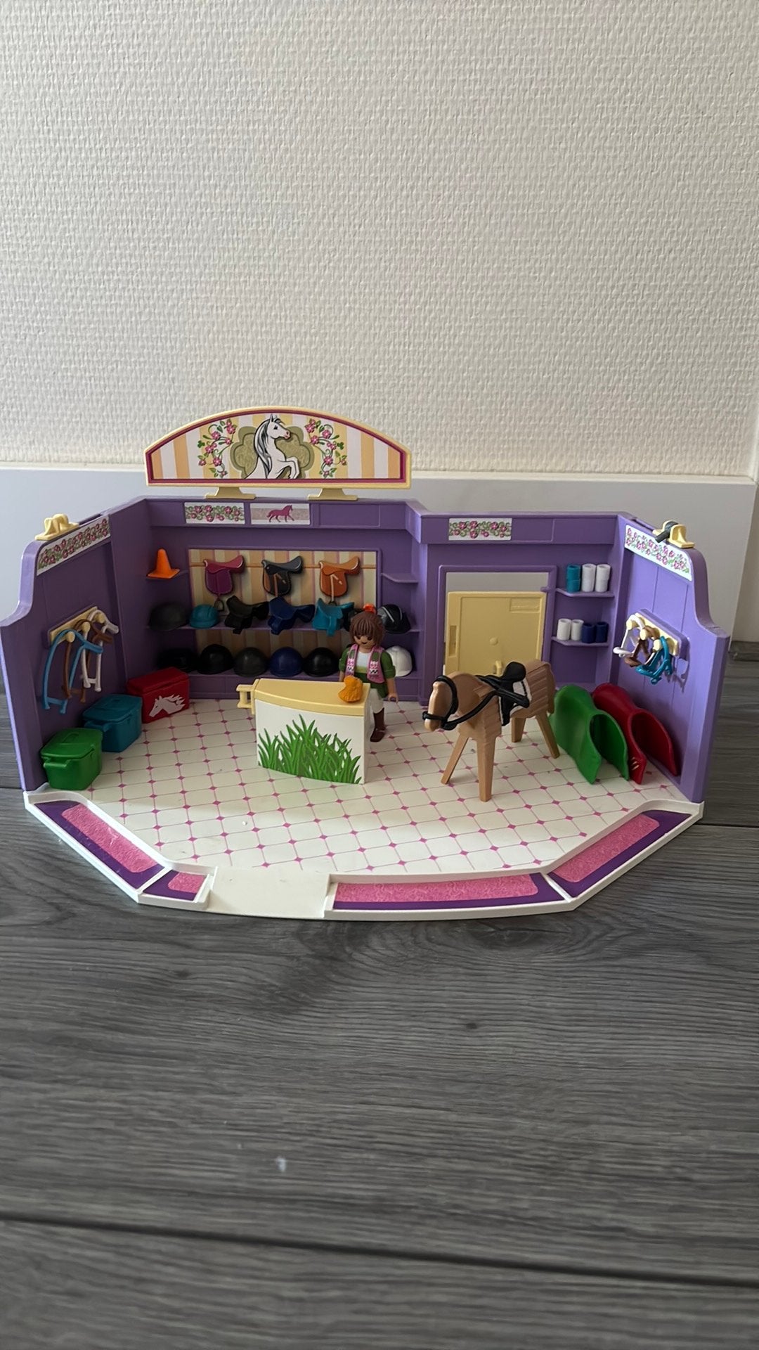 Playmobil paarden winkel, Gebouw, Complete set, 1.2.3, Ophalen of Verzenden