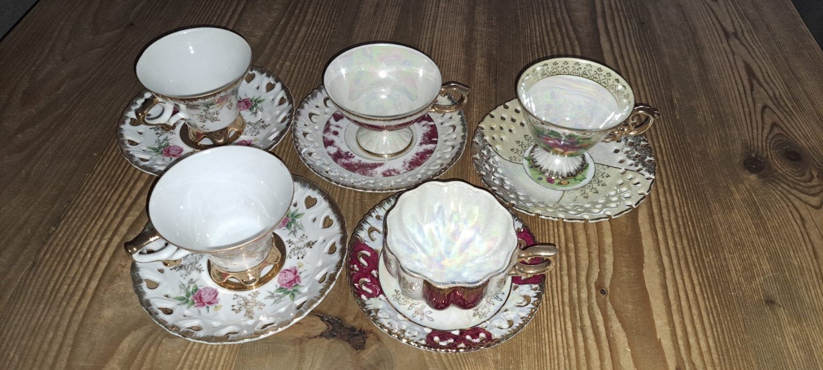 kop en schotels, Ophalen