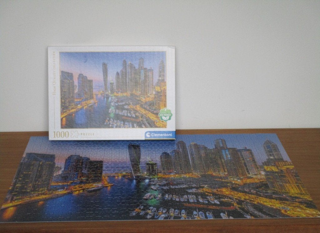 Nr.121: Prachtige Puzzel van Clementoni 1000 stukjes Jigsaw, Ophalen of Verzenden, 500 t/m 1500 stukjes, Zo goed als nieuw, Legpuzzel