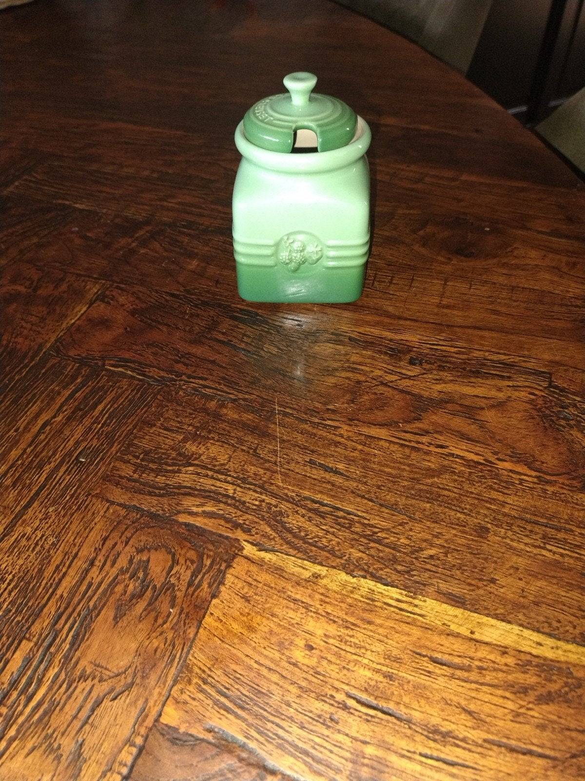 Le Creuset Jampotje - Groen, Ophalen of Verzenden