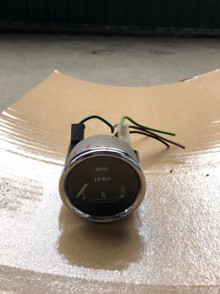 Vintage Smiths Temp & Drukmeters Engelse Klassieker, Auto-onderdelen, Dashboard en Schakelaars, Ophalen of Verzenden, Gebruikt