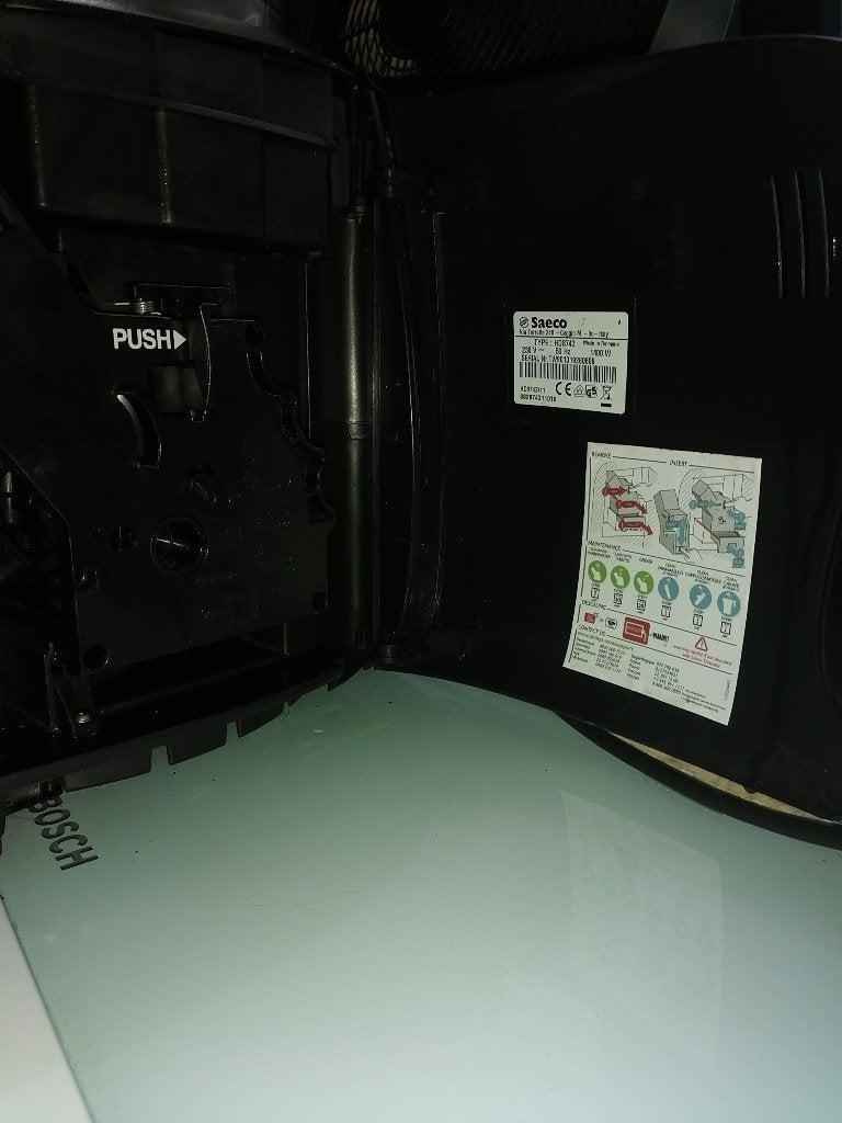 Philips Saeco Xsmall(HD8743) volautomatische espressomachine, Ophalen of Verzenden, Gebruikt, Espresso apparaat, Stoompijpje