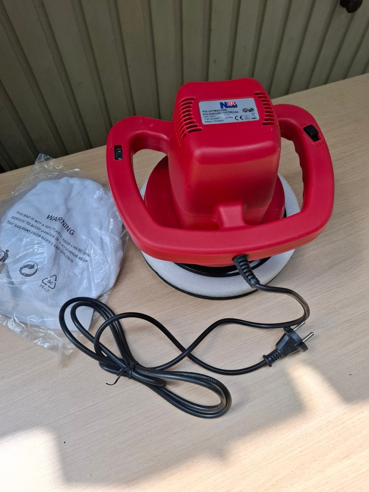 Novid Polijstmachine 110W - Nieuw, Auto diversen, Ophalen, Nieuw