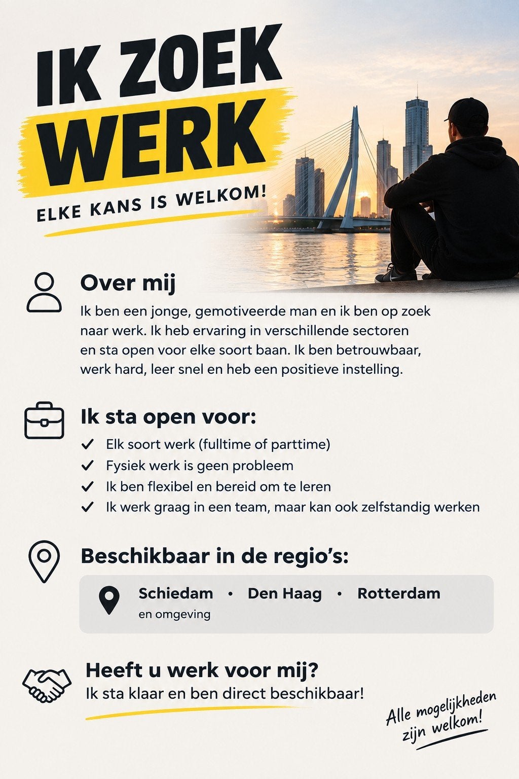 ik zoek werk, Vacatures, 33 - 40 uur, Vanaf 10 jaar, Overige vormen