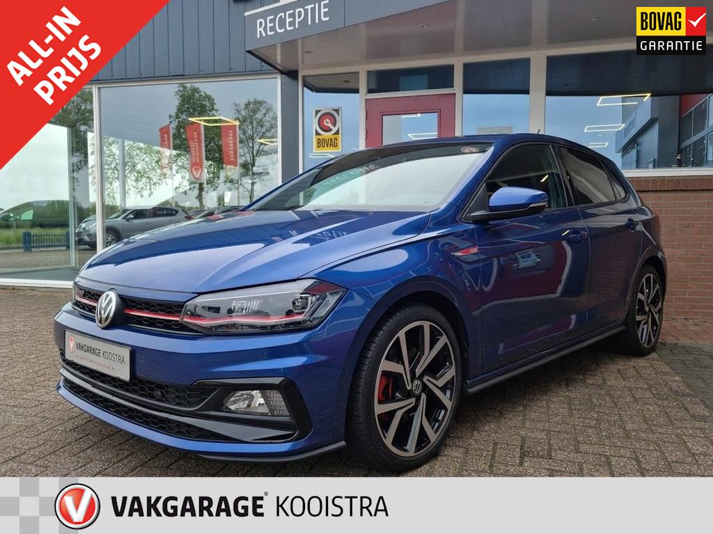 Volkswagen Polo 2.0 TSI GTI|DSG|Carplay|Virtual|ACC, 12 maanden, Stof, Gebruikt, Zwart