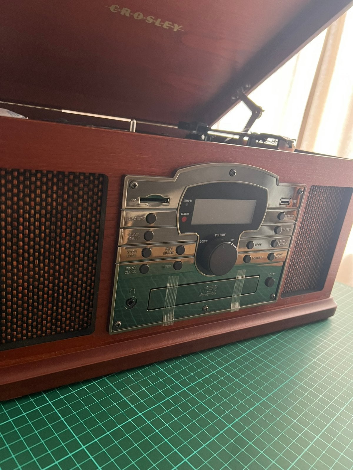 Crosley Troubadour CR7002A USB/SD Entertainment Center, Ophalen, Zo goed als nieuw