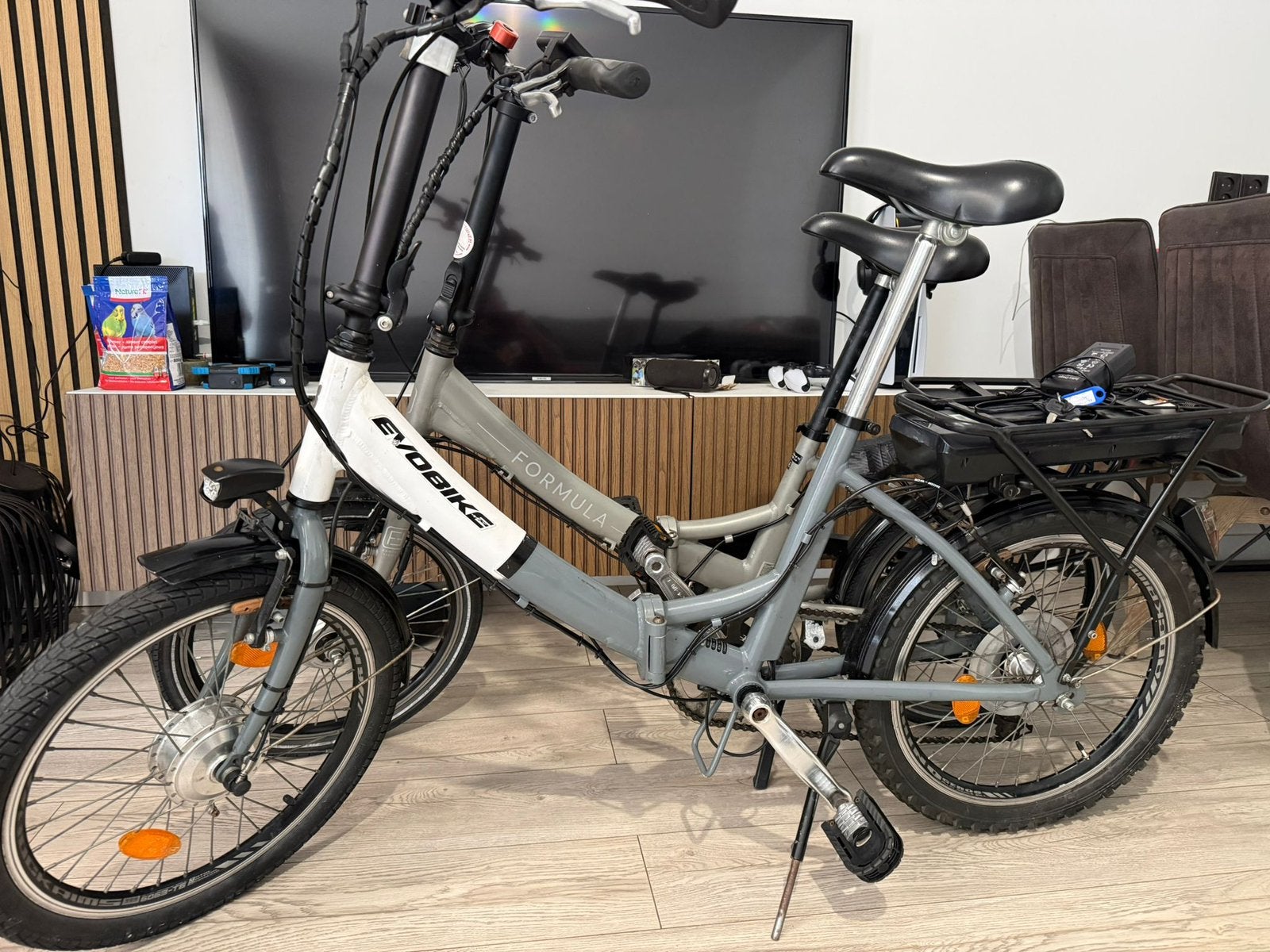Elektrische vouwfietsen, Fietsen en Brommers, Fietsen | Vouwfietsen, 20 inch of meer, Velgrem, Versnellingen, Zo goed als nieuw