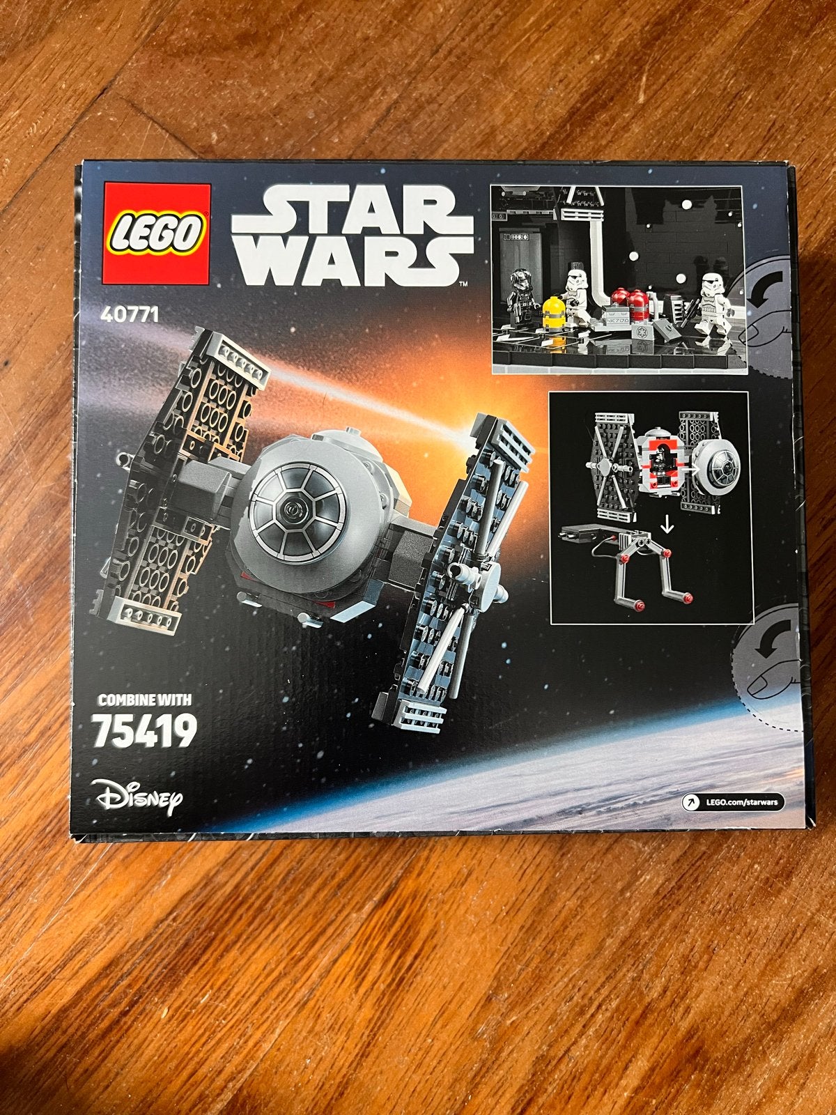 LEGO Star Wars TIE Fighter met Imperial Hangar Rack 40771, Ophalen, Nieuw, Overige merken