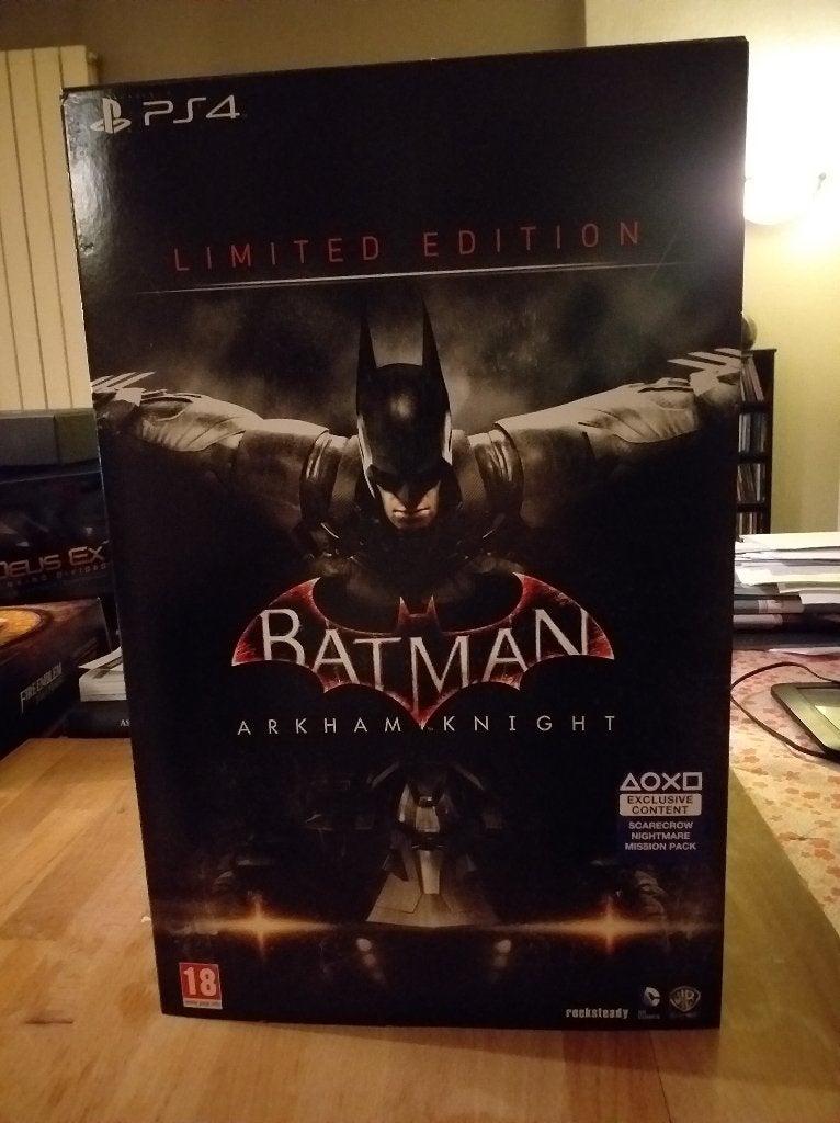 Batman Arkham Knight Limited Edition voor Ps4 / Ps5, 1 speler, Zo goed als nieuw, Vanaf 16 jaar, Ophalen
