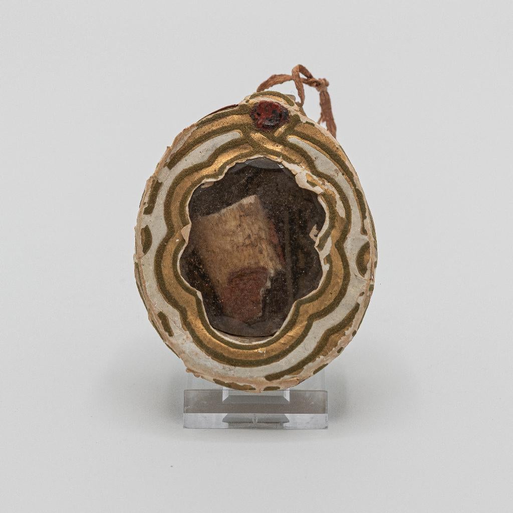 Relikwie heilige Placidus, Antiek en Kunst, Antiek | Religie, Ophalen of Verzenden