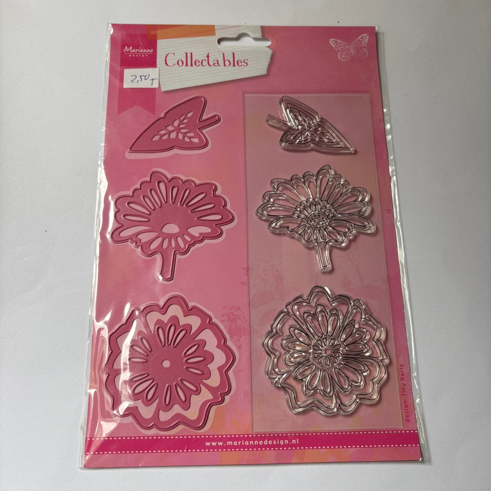 Marianne design snijmal bloemen met stempel, Ophalen of Verzenden, Zo goed als nieuw, Overige thema's, Pons of Mal