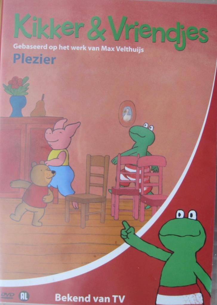 Kikker & Vriendjes - Plezier - zes verhalen op DVD, Cd's en Dvd's, Avontuur, Alle leeftijden, Ophalen of Verzenden, Zo goed als nieuw