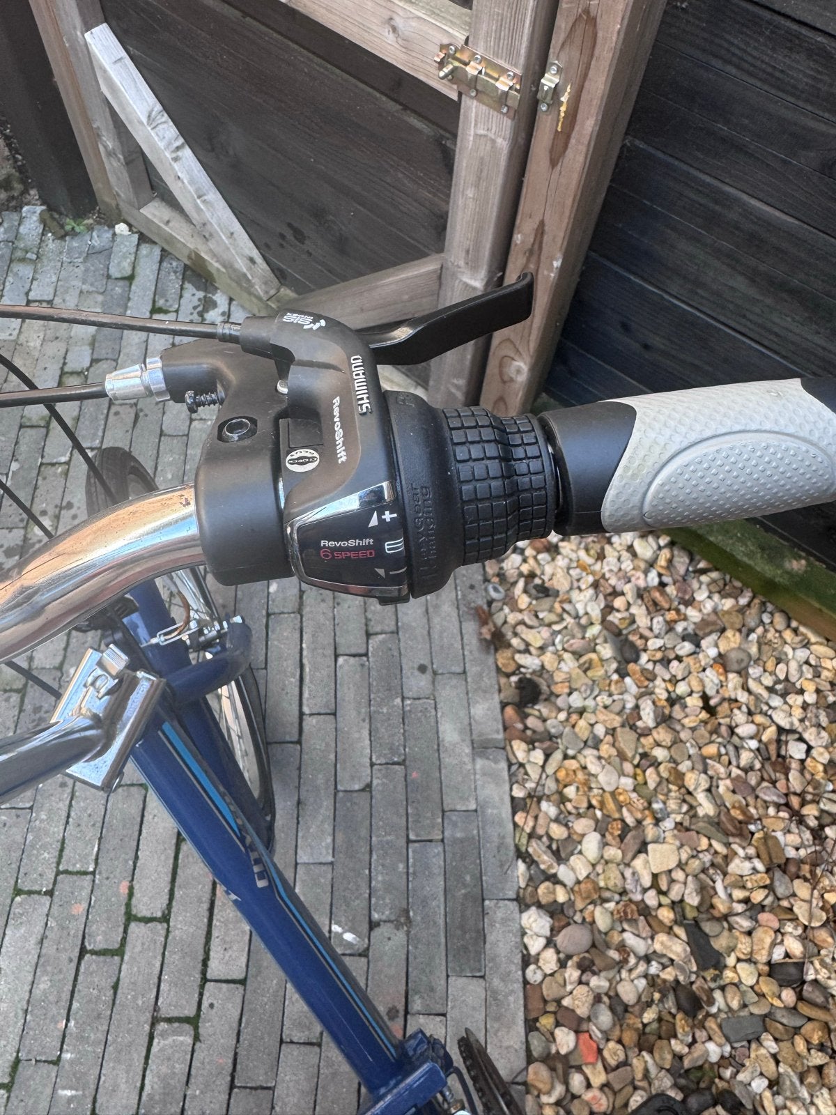 Citycat opvouwbare fiets - Blauw - 6 versnellingen, Gebruikt, 16 tot 18 inch, Versnellingen, Totaal opvouwbaar