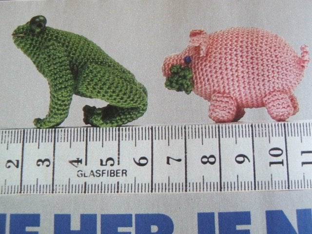 Haakpatroon Amigurumi  Kikker Varken Zeehond  nr 9075, Hobby en Vrije tijd, Breien en Haken, Verzenden, Nieuw, Haken, Patroon of Boek