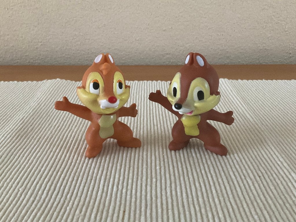 Disney : Knabbel en Babbel figuren, Ophalen of Verzenden, Overige figuren, Zo goed als nieuw, Beeldje of Figuurtje