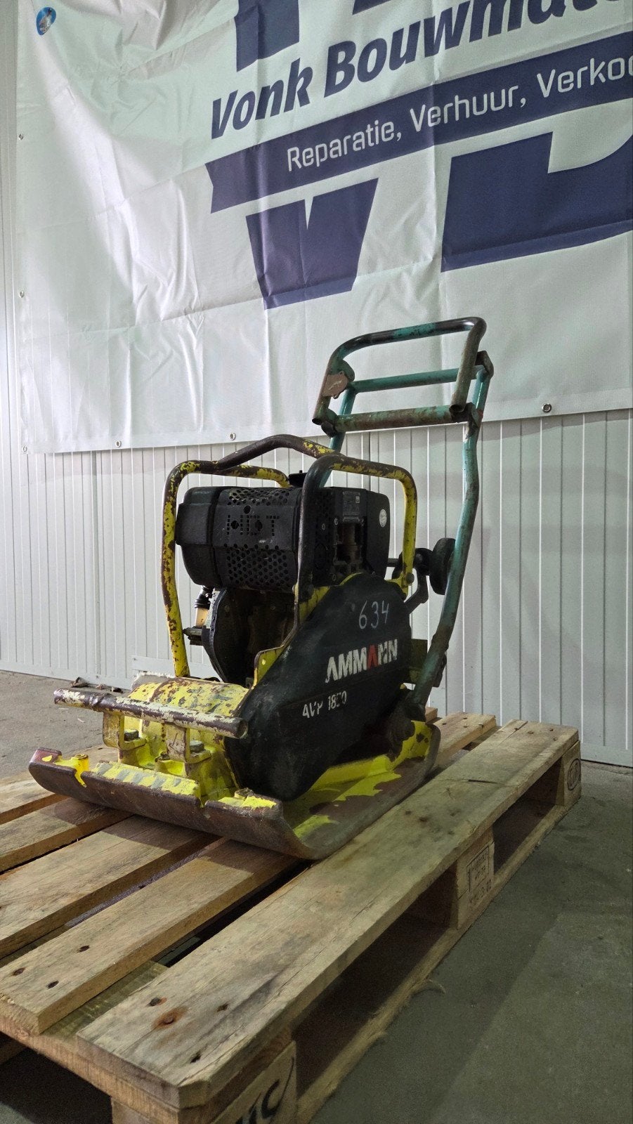 Ammann AVP 1850 Trilplaat 2005, Ophalen of Verzenden, Gebruikt, Overige soorten, Ammann