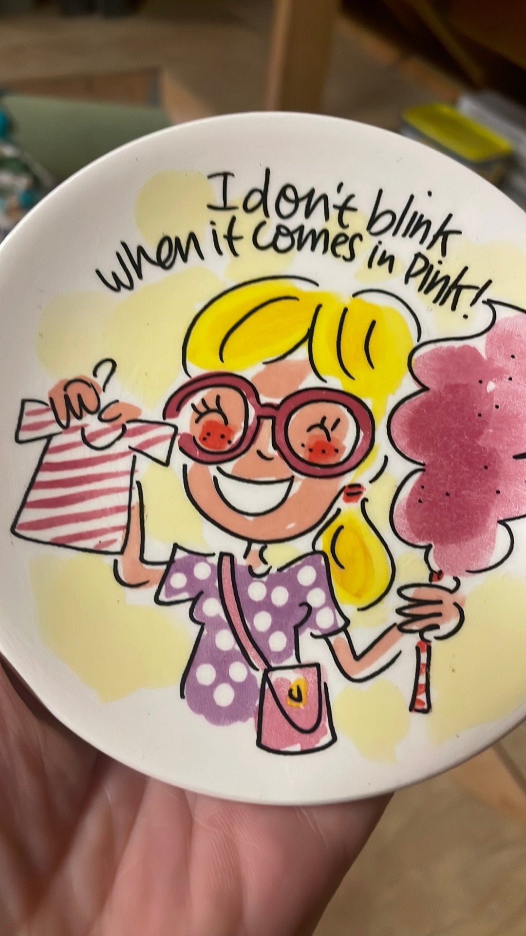 Blond, Ophalen of Verzenden, Zo goed als nieuw, Aardewerk, Bord(en)