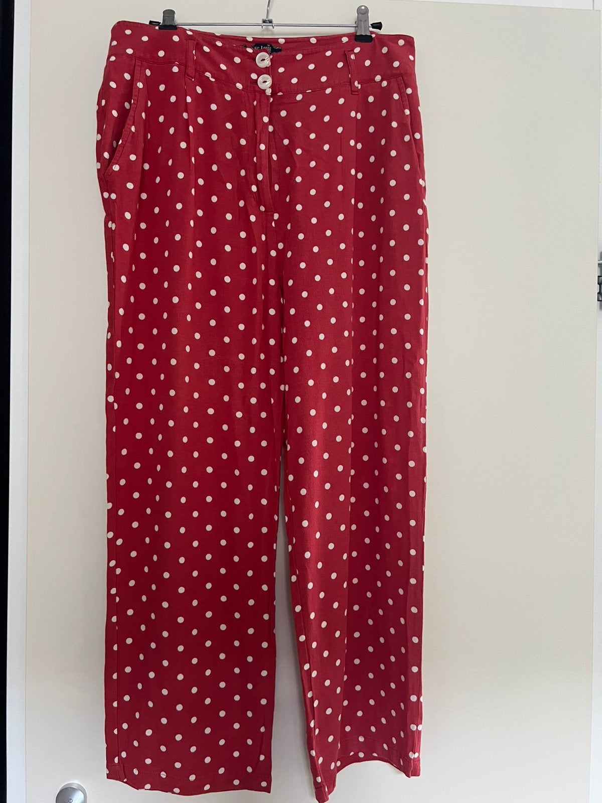 King Louie vrolijke broek/ maat 40, Kleding | Dames, Broeken en Pantalons, Maat 38/40 (M), Verzenden, Zo goed als nieuw, Lang