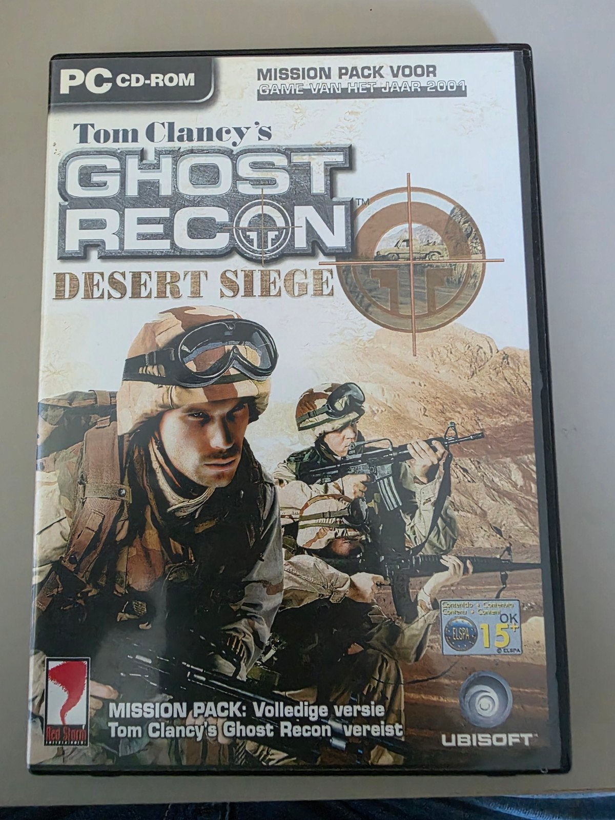 Pc game Tom Clancy's Ghost Recon desert siege, Shooter, 1 speler, Ophalen of Verzenden, Zo goed als nieuw