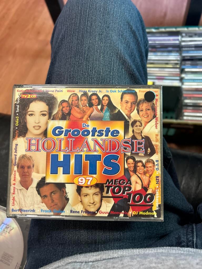 De Grootste Hollandse Hits 97 Mega Top 100 CD, Cd's en Dvd's, Ophalen of Verzenden, Zo goed als nieuw