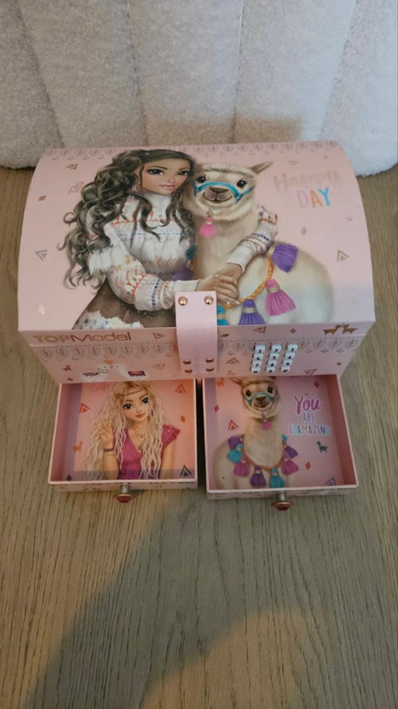Zgan! Topmodel juwelendoos/ sieradendoos, Met slot, Ophalen of Verzenden, Zo goed als nieuw, Roze