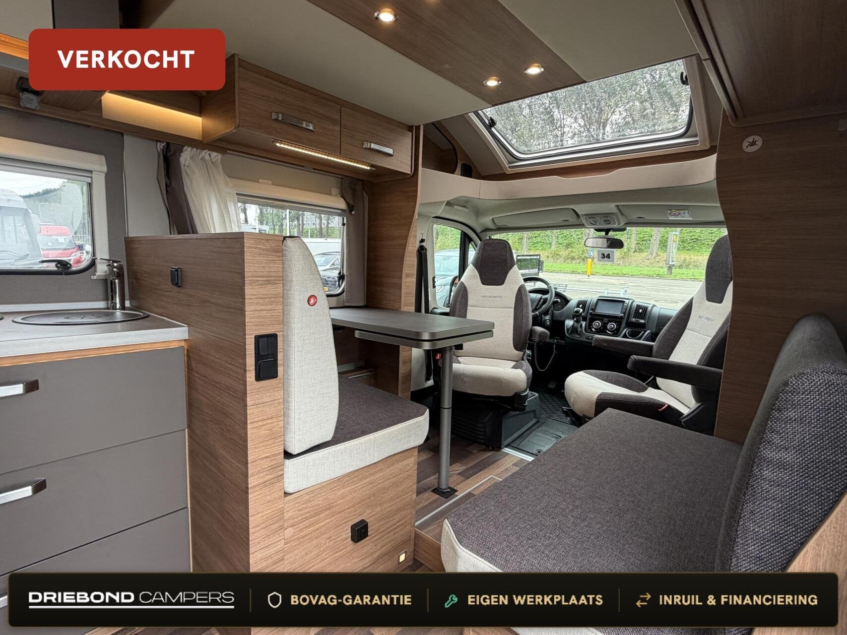Weinsberg 650MF IC-Line Edition 9T-Automaat Fransbed Hefbed, Caravans en Kamperen, Automaat, Weinsberg, 6 tot 7 meter, Bedrijf