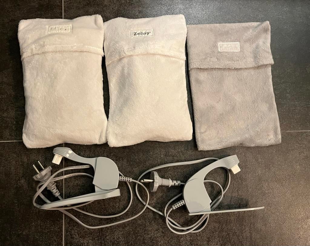2x Zensy elektrische kruik met extra hoes, Kinderen en Baby's, Ophalen of Verzenden, Zo goed als nieuw, Minder dan 70 cm, Overige typen