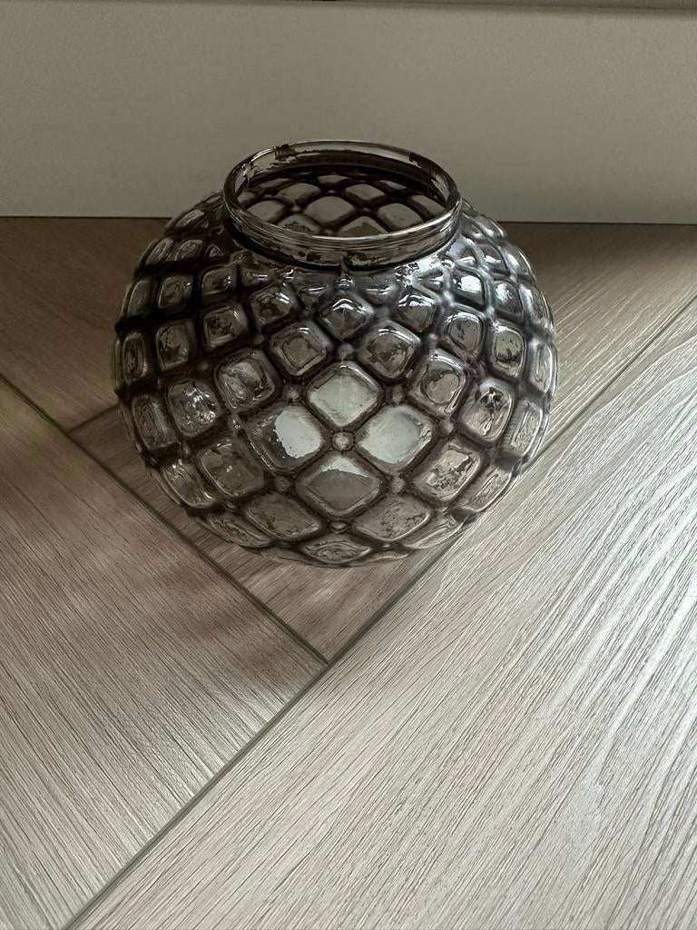NIEUW! Waxinelicht houder., Overige materialen, Zwart, Nieuw, Ophalen of Verzenden