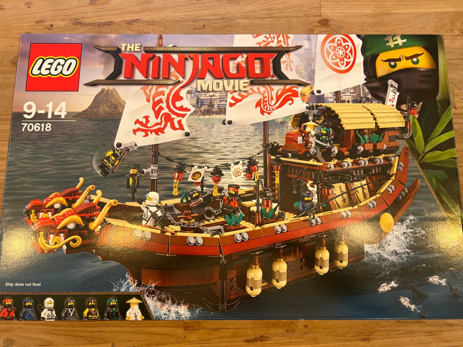 Lego Ninjago Movie Destiny's Bounty 70618, Lego, Ophalen of Verzenden, Zo goed als nieuw, Compleet