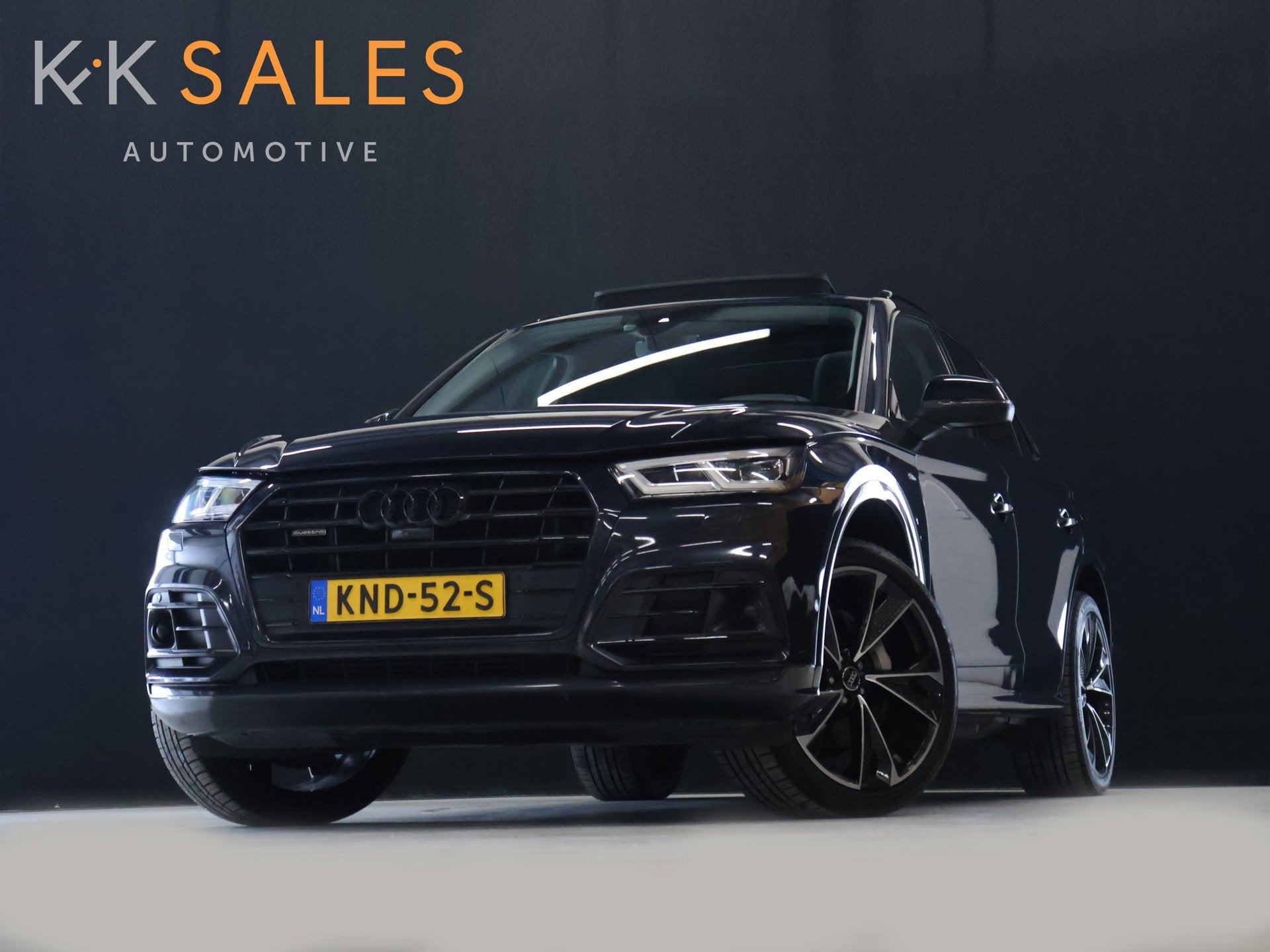 Audi Q5 55 TFSI e quattro Competition [SOH 96%, PANORAMADAK,, Auto's, Audi, Automaat, 4 cilinders, Blauw, Leder