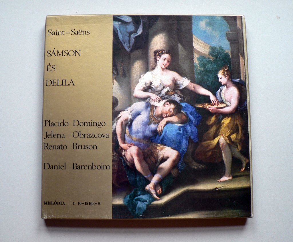 Saint-Saens: Samson es Delila, dir. Barenboim - set 3 LPs, Boxset, Opera of Operette, Saint-Saëns, Ophalen of Verzenden